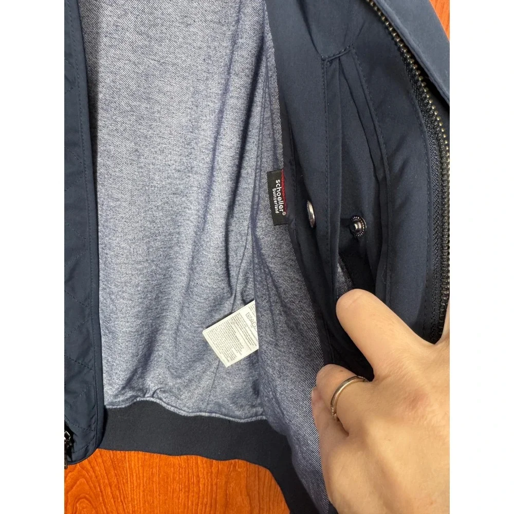 Banana Republic Modern Flight Bomber Jacket Lined Heritage Navy Mens‎ S Nautical